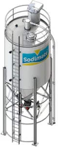 Sodimate - Skladovací sila pro suché materiály