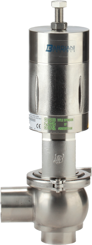 Bardiani BBZS5 – pneumatický by-pass ventil pro hygienické aplikace