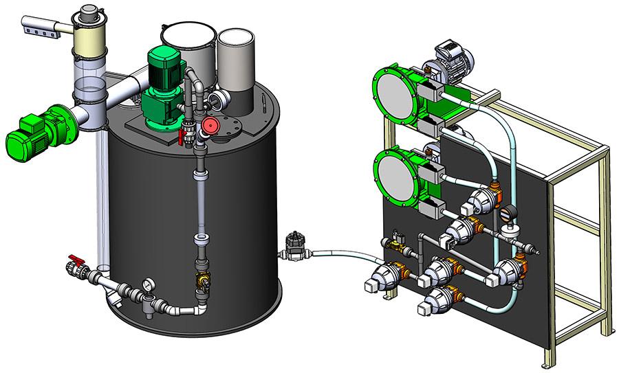 SODIMATE - Bloková sestava peristaltického čerpadla