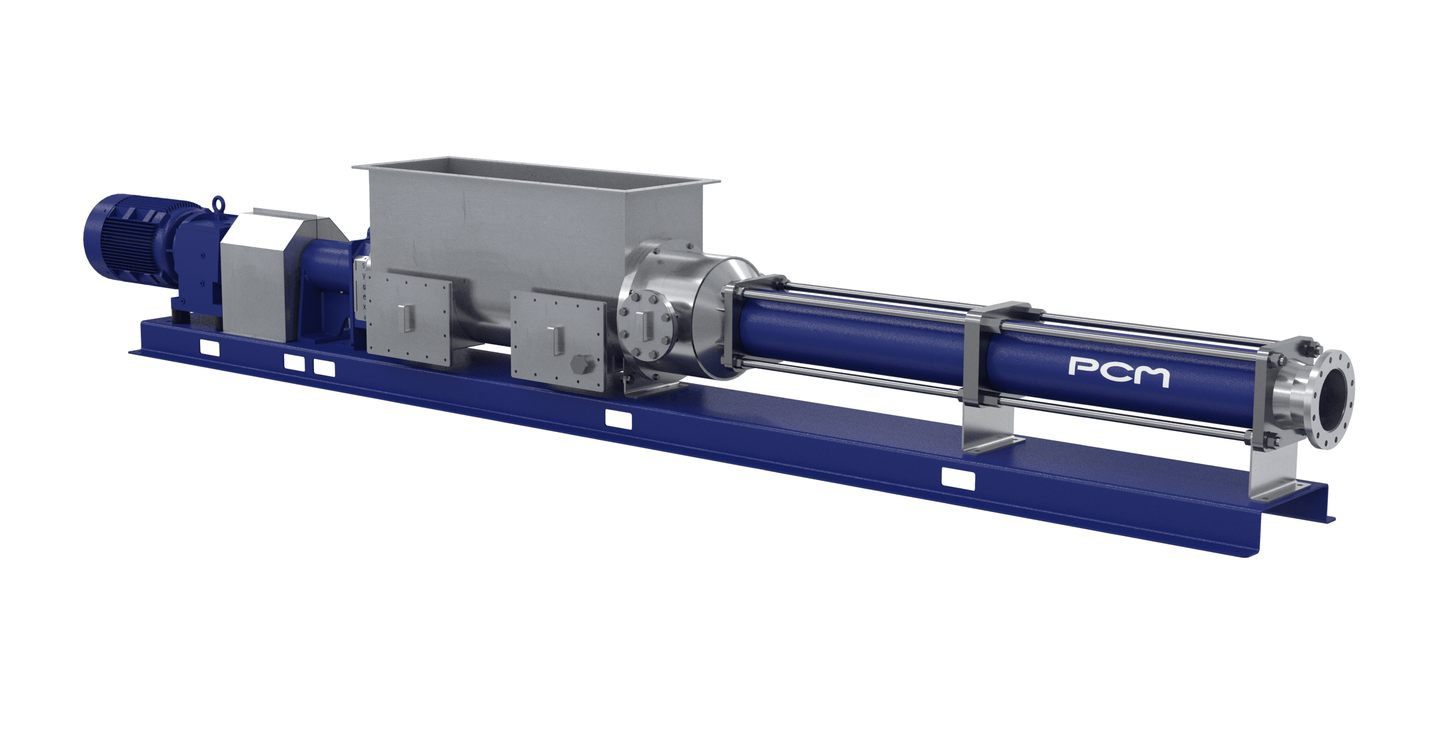 PCM X-BIO – Vřetenové čerpadlo pro bioplynové stanice s násypkou