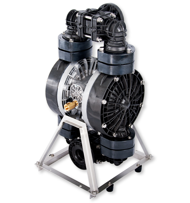 YTS D500 –  2" plastové membránové čerpadlo (GFRPP, PVDF)